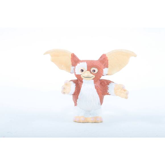 Gremlins Gizmo PVC Plastic Figure Hugging Plastic Toy Movie Character Brown Whit - Picture 1 of 3